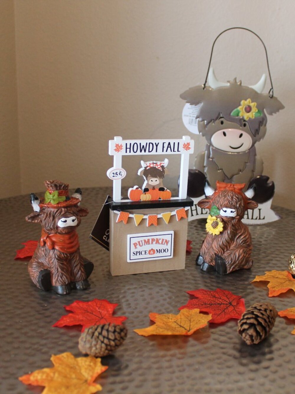 Fall Highland Cow Howdy Fall Set NWT